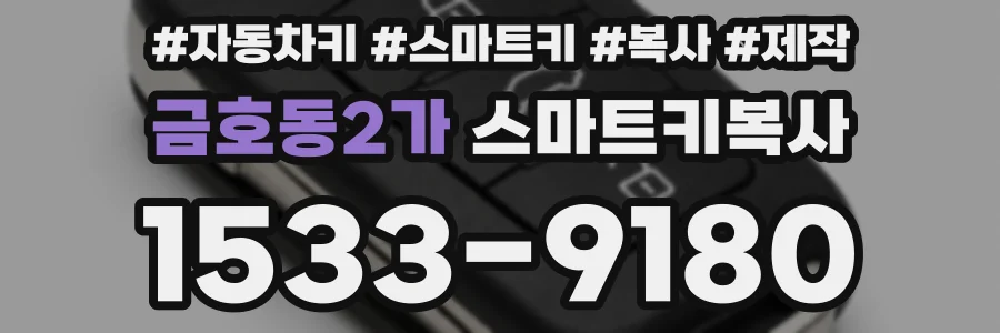 금호동2가 스마트키복사