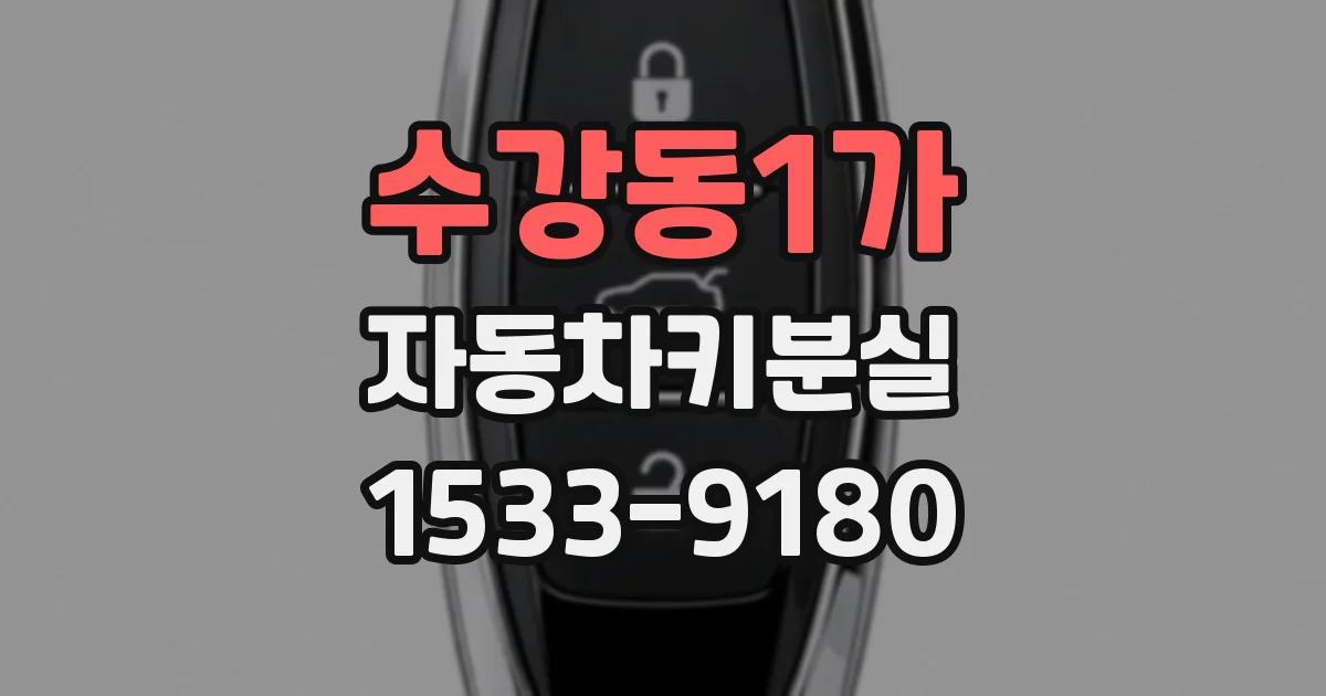 수강동1가 자동차키분실