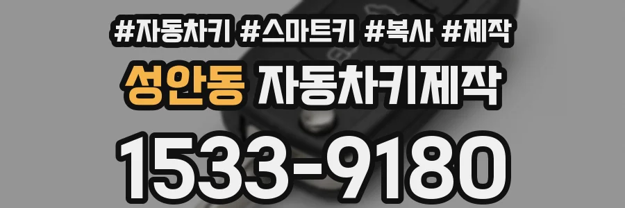 성안동 자동차키제작