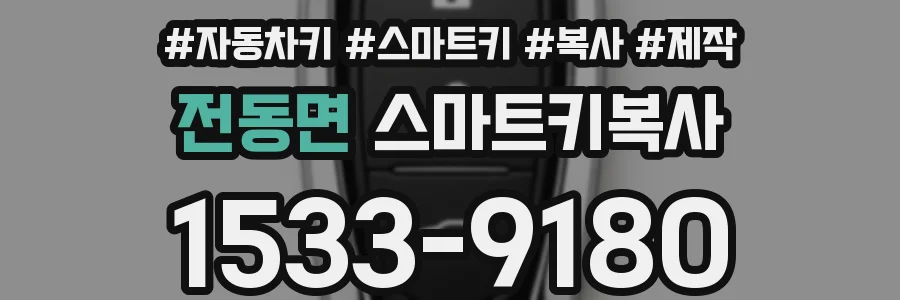 전동면 스마트키복사