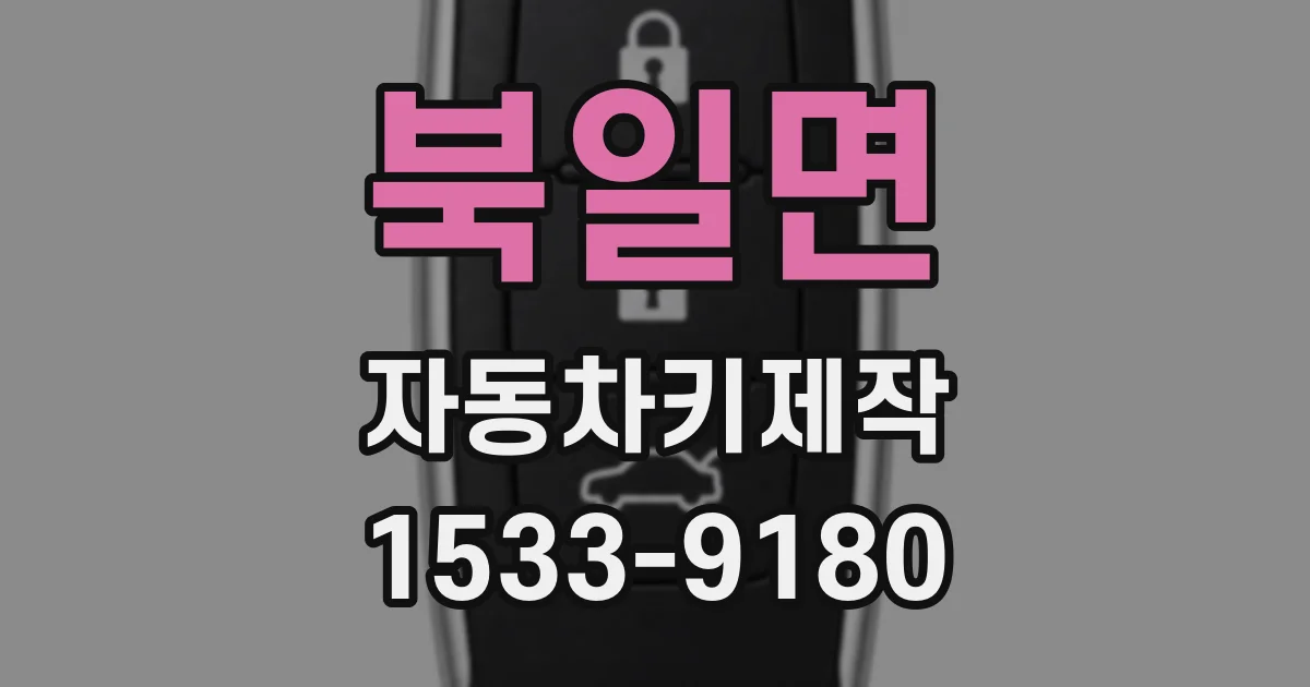 북일면 자동차키제작