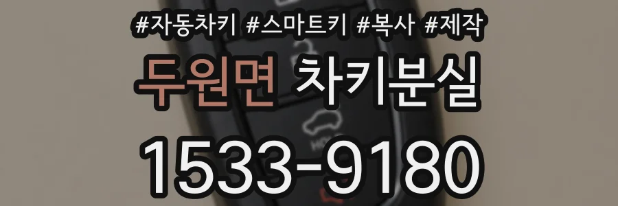 두원면 차키분실