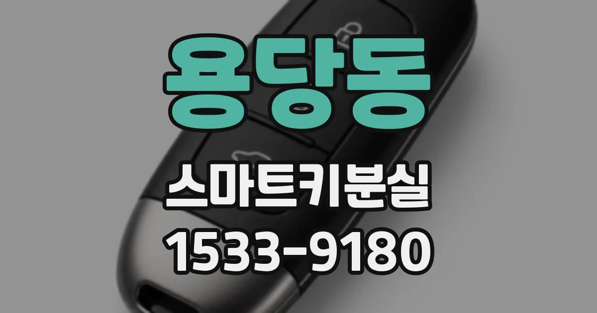 용당동 스마트키분실