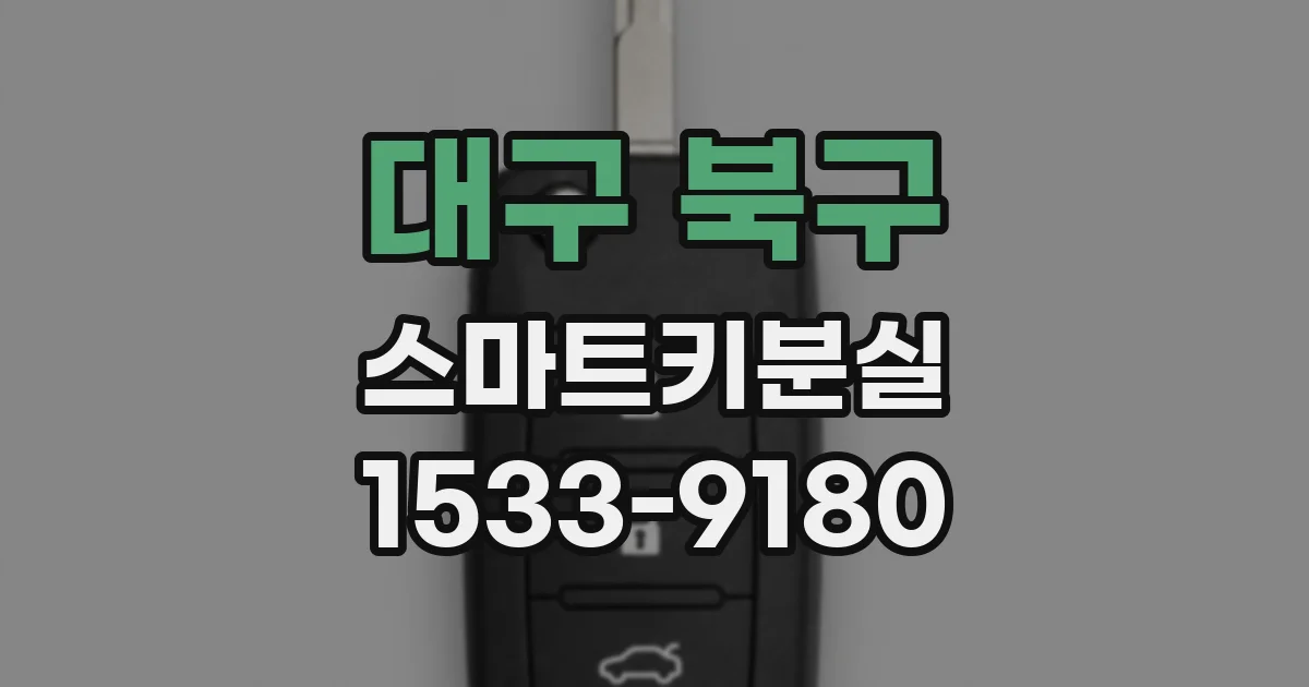 대구 북구 스마트키분실