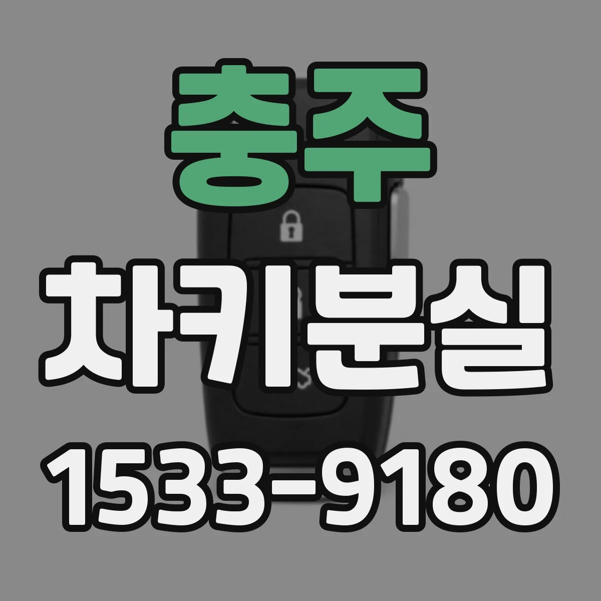 충주 차키분실