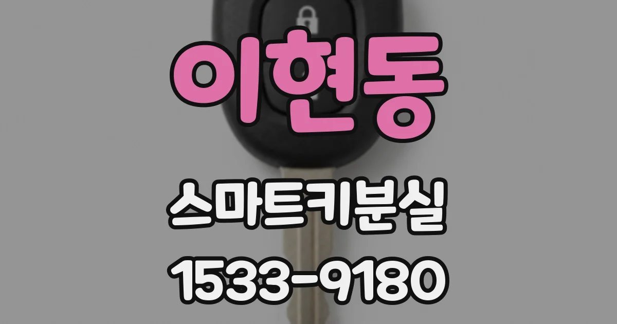 이현동 스마트키분실