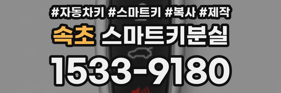 속초 스마트키분실