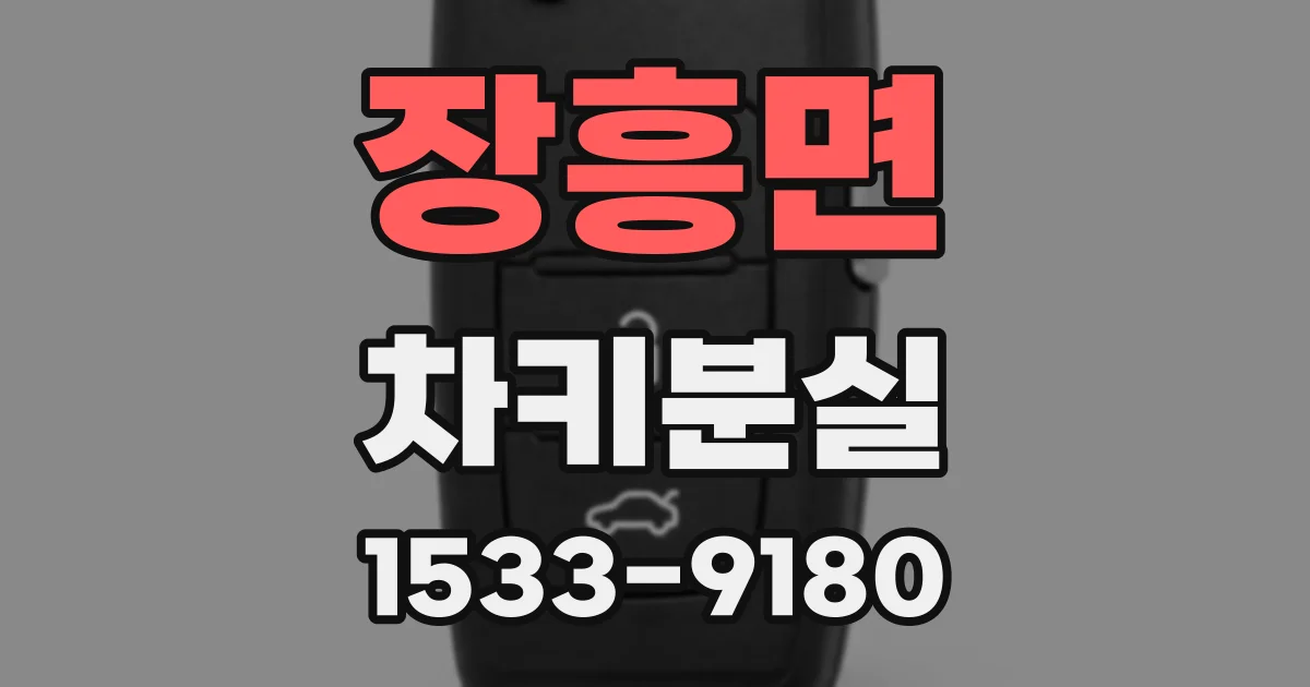 장흥면 차키분실