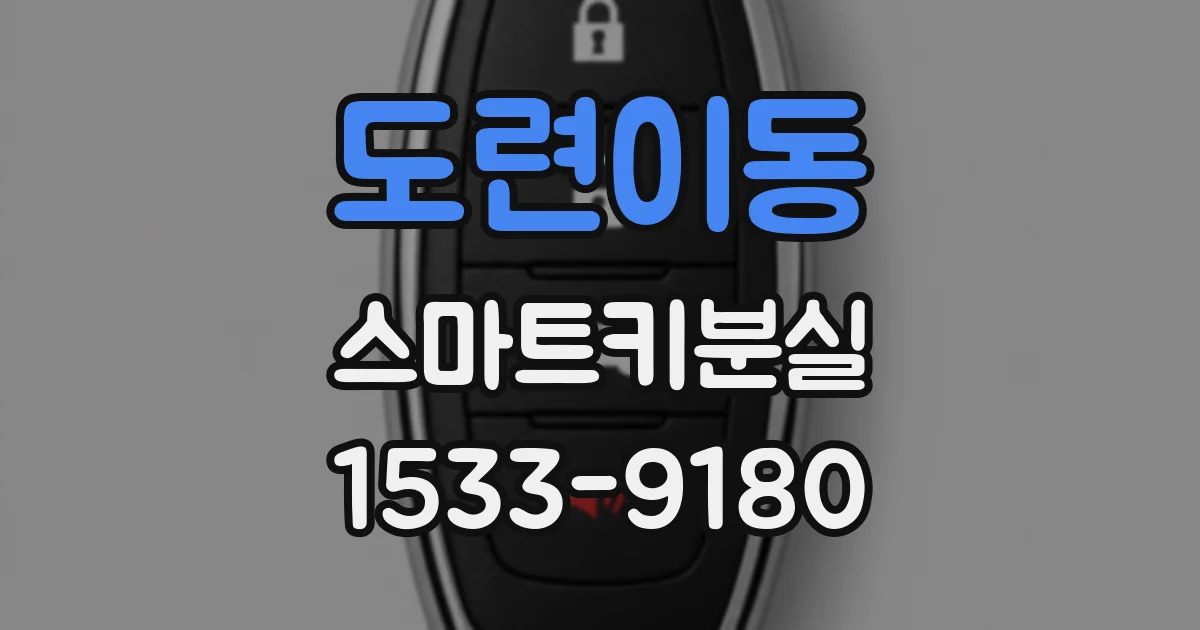 도련이동 스마트키분실