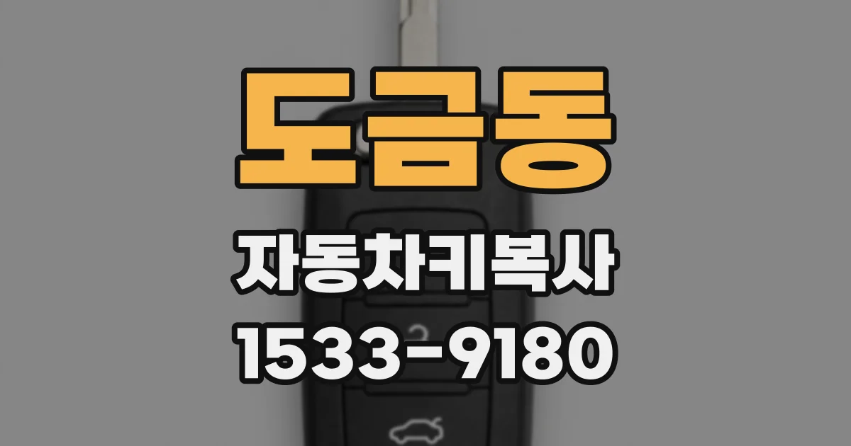 도금동 자동차키복사
