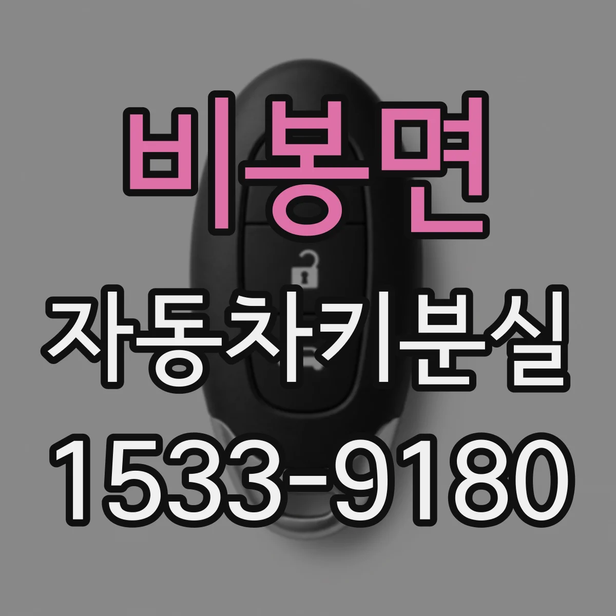 비봉면 자동차키분실