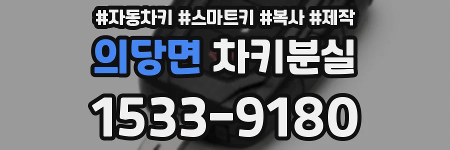 의당면 차키분실