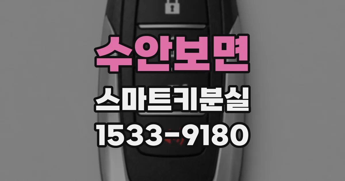수안보면 스마트키분실