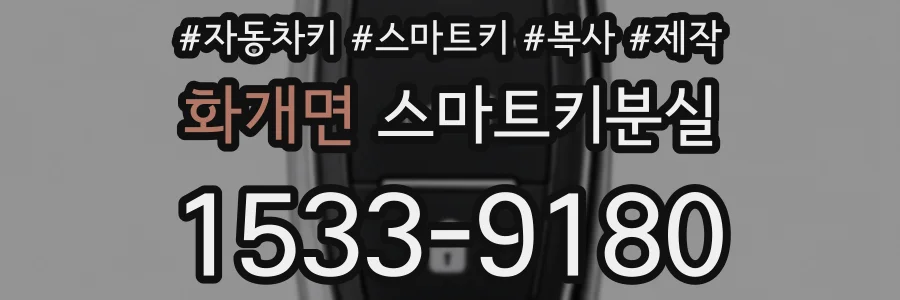 화개면 스마트키분실