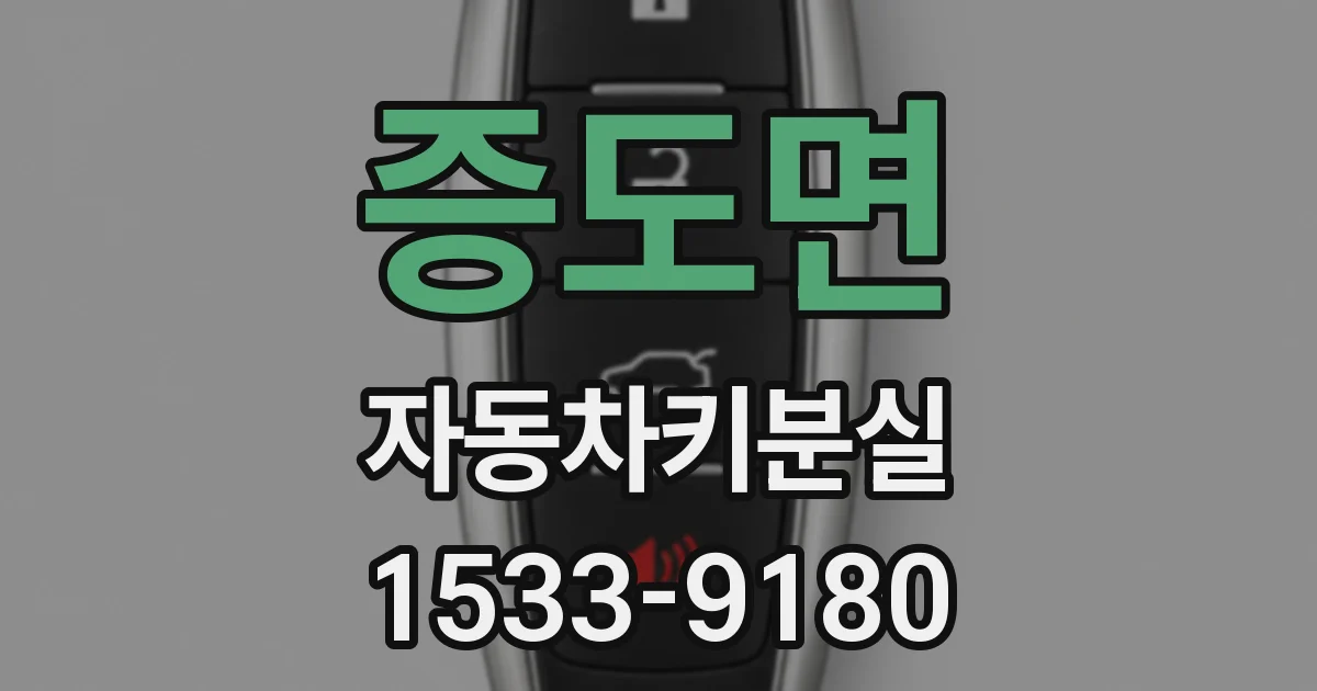 증도면 자동차키분실