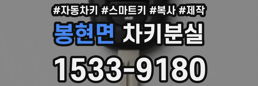 봉현면 차키분실