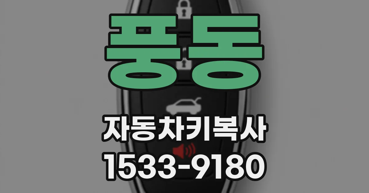 풍동 자동차키복사