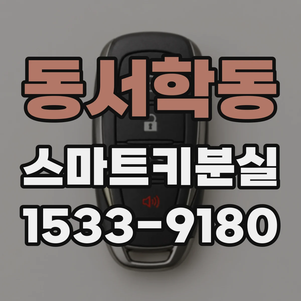 동서학동 스마트키분실