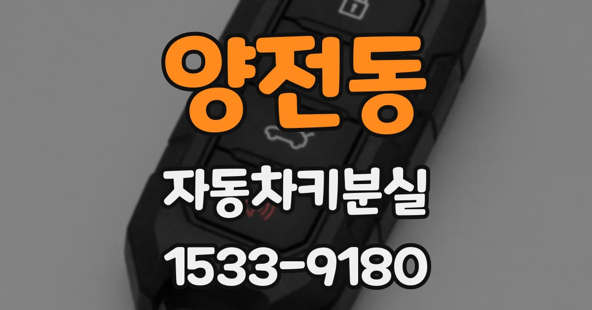 양전동 자동차키분실