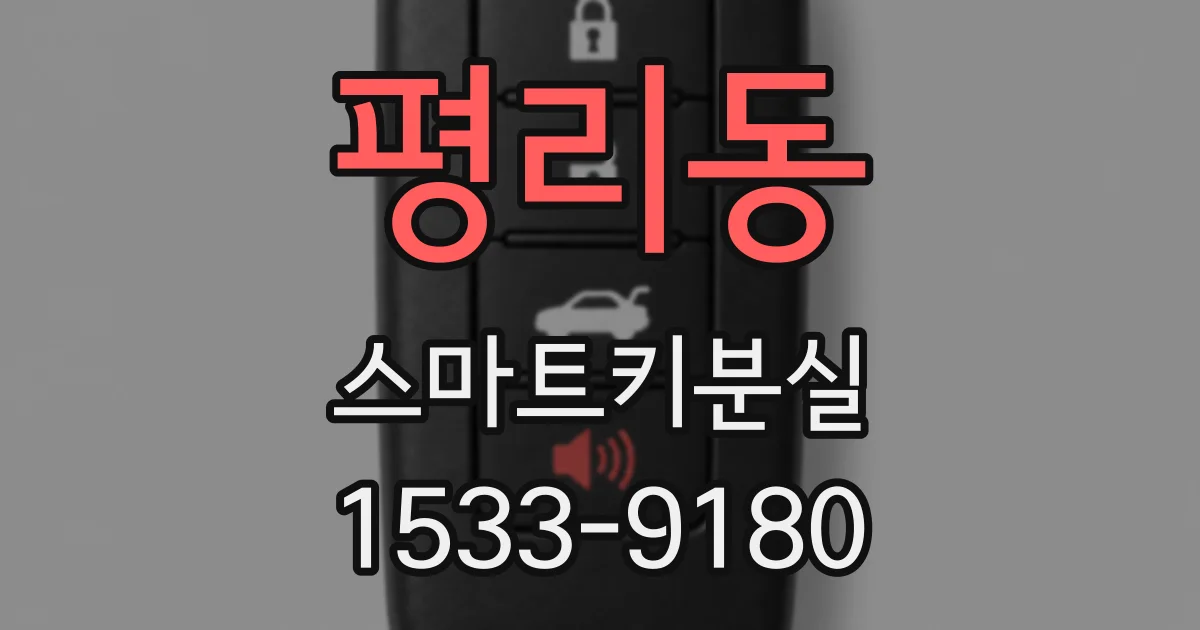 평리동 스마트키분실