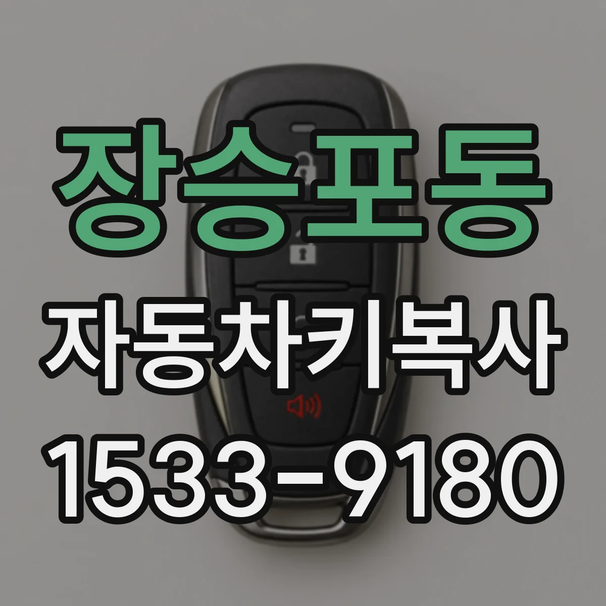 장승포동 자동차키복사