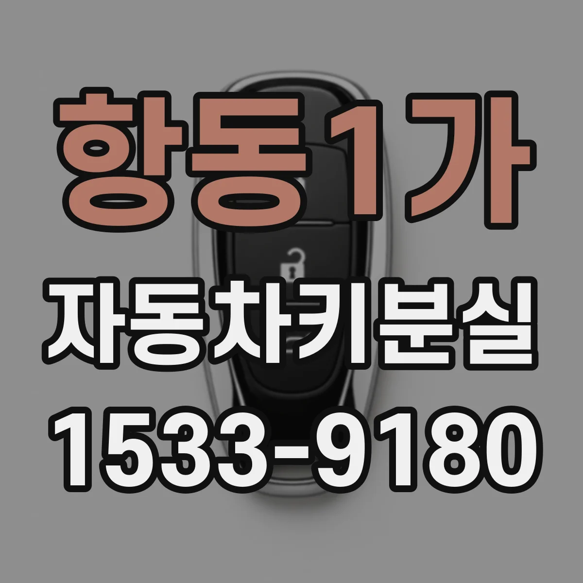 항동1가 자동차키분실