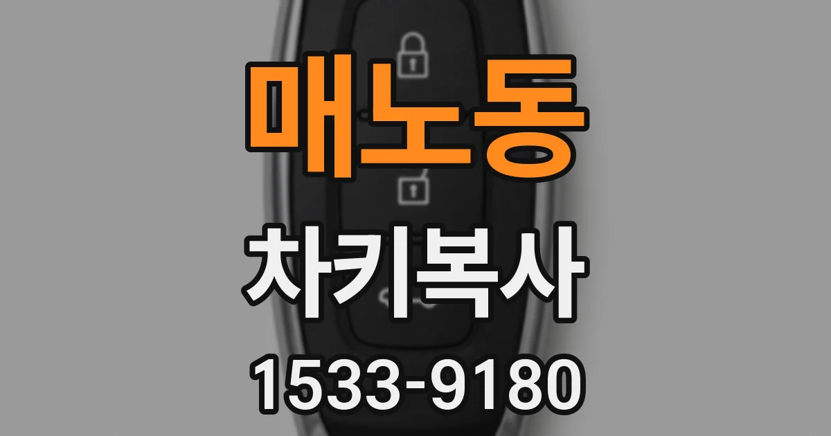 매노동 차키복사