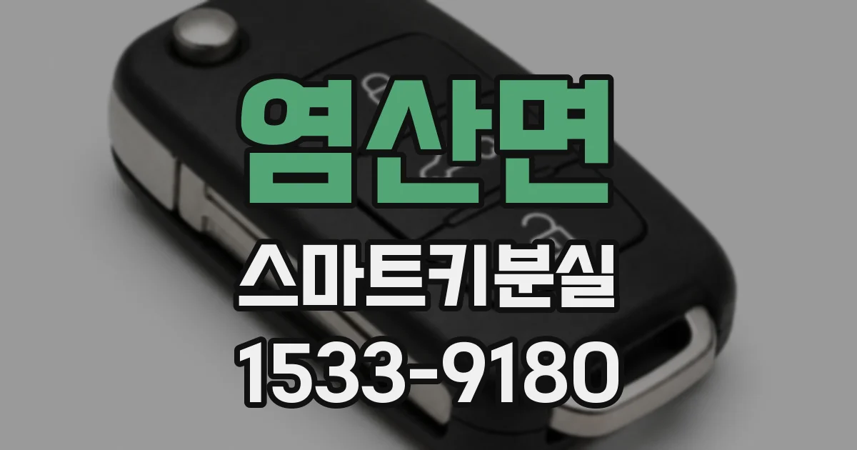 염산면 스마트키분실