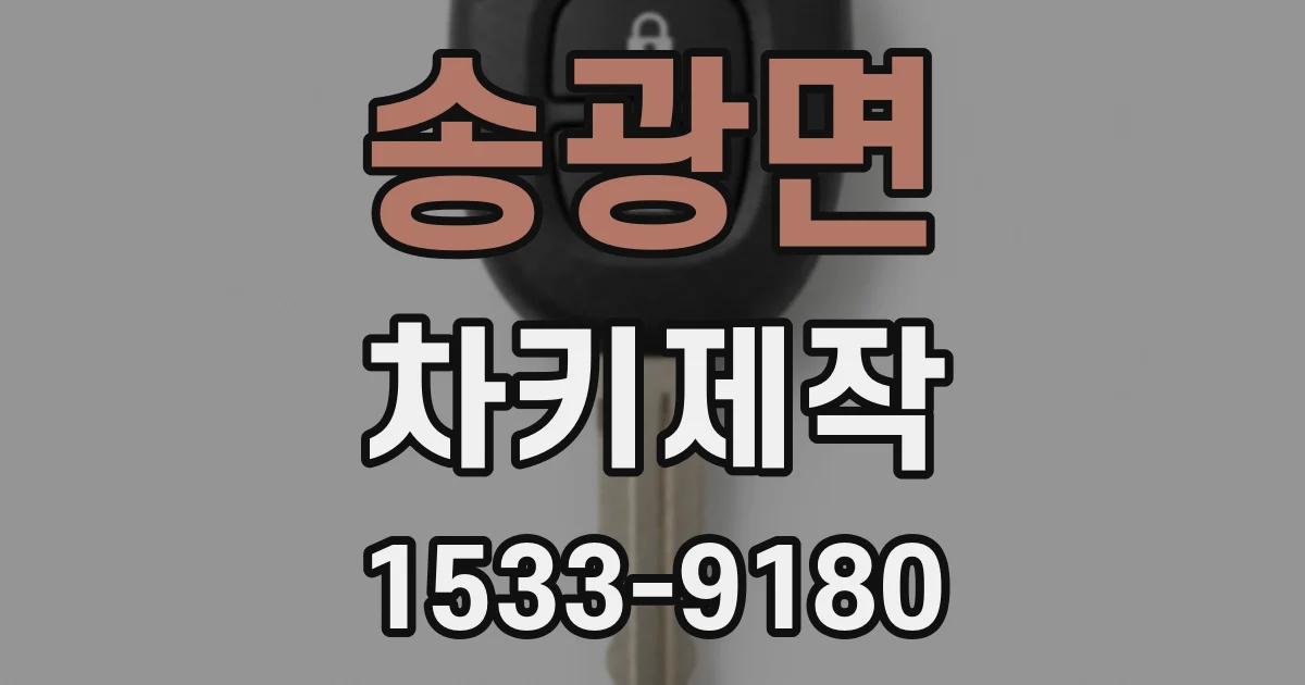 송광면 차키제작