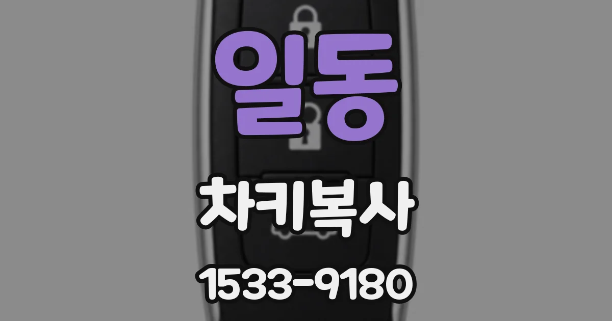 일동 차키복사