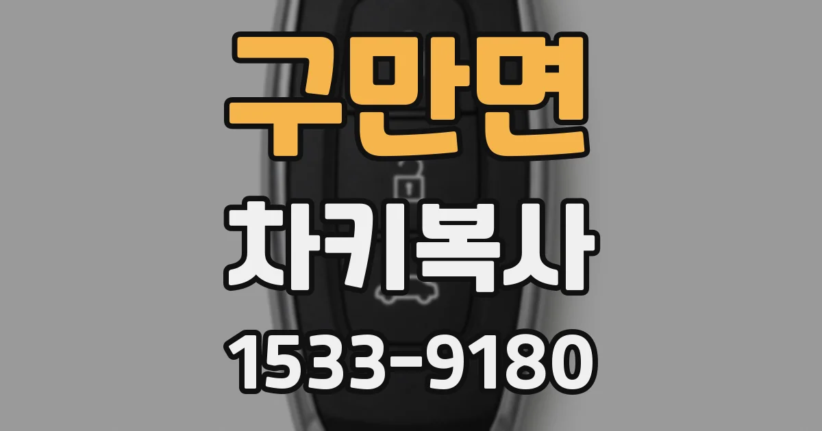 구만면 차키복사