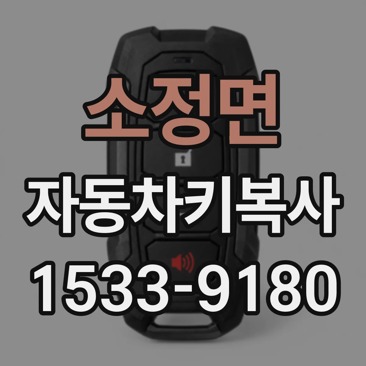 소정면 자동차키복사