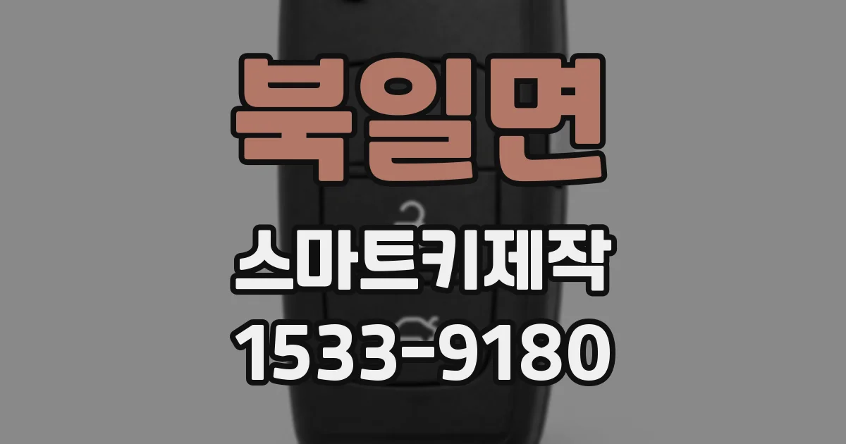 북일면 스마트키제작