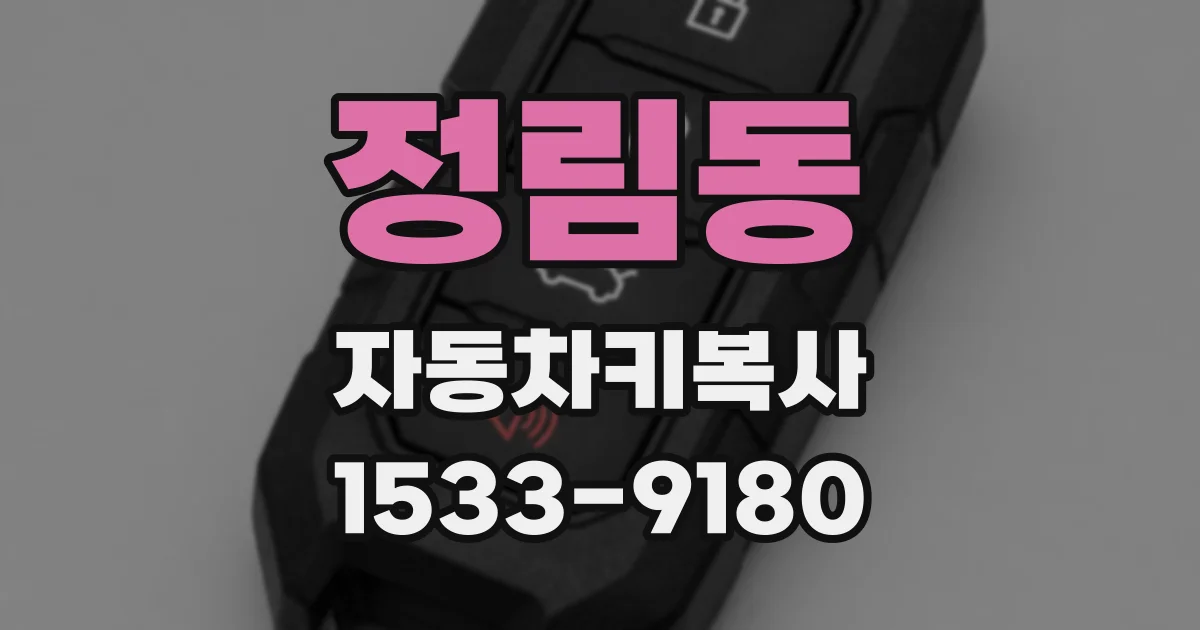 정림동 자동차키복사