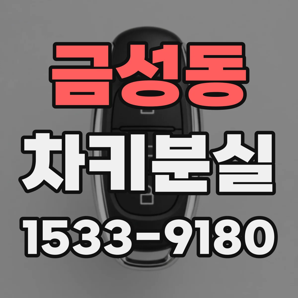 금성동 차키분실