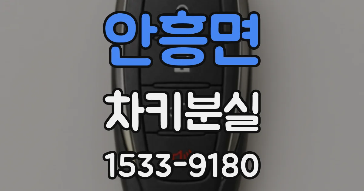 안흥면 차키분실
