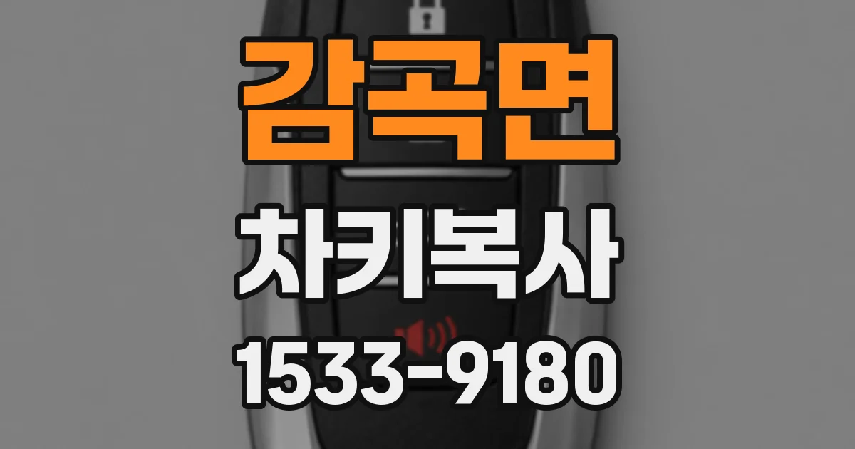 감곡면 차키복사
