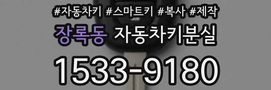 장록동 자동차키분실