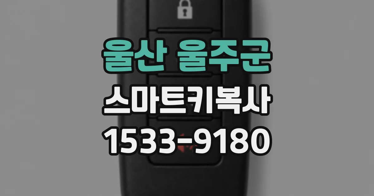 울산 울주군 스마트키복사