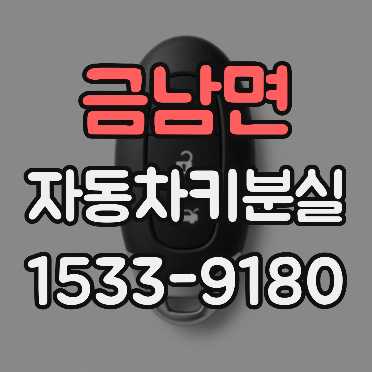 금남면 자동차키분실