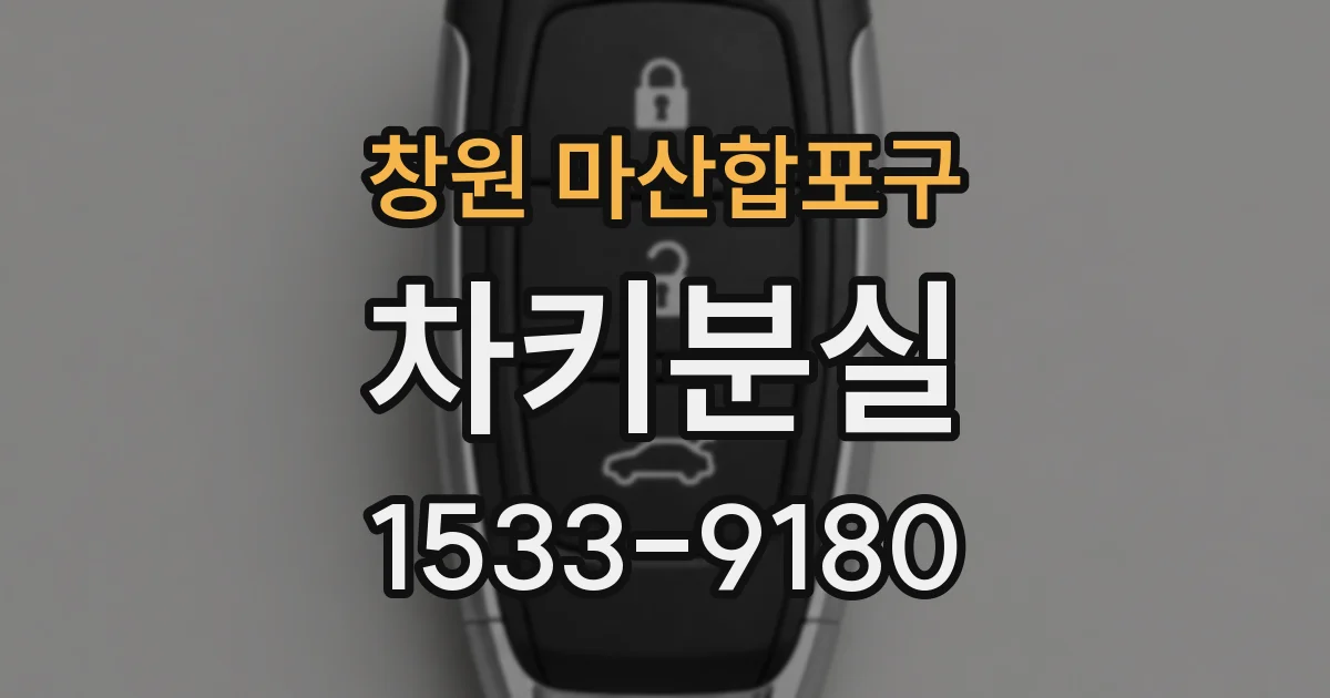 창원 마산합포구 차키분실