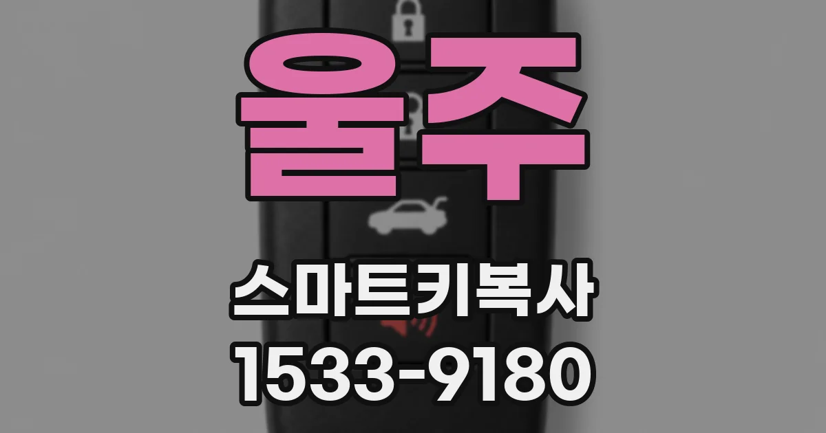 울주 스마트키복사