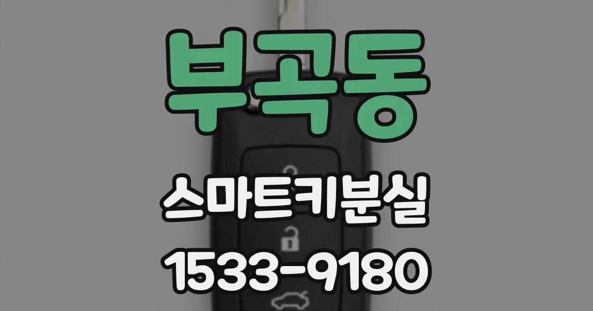 부곡동 스마트키분실