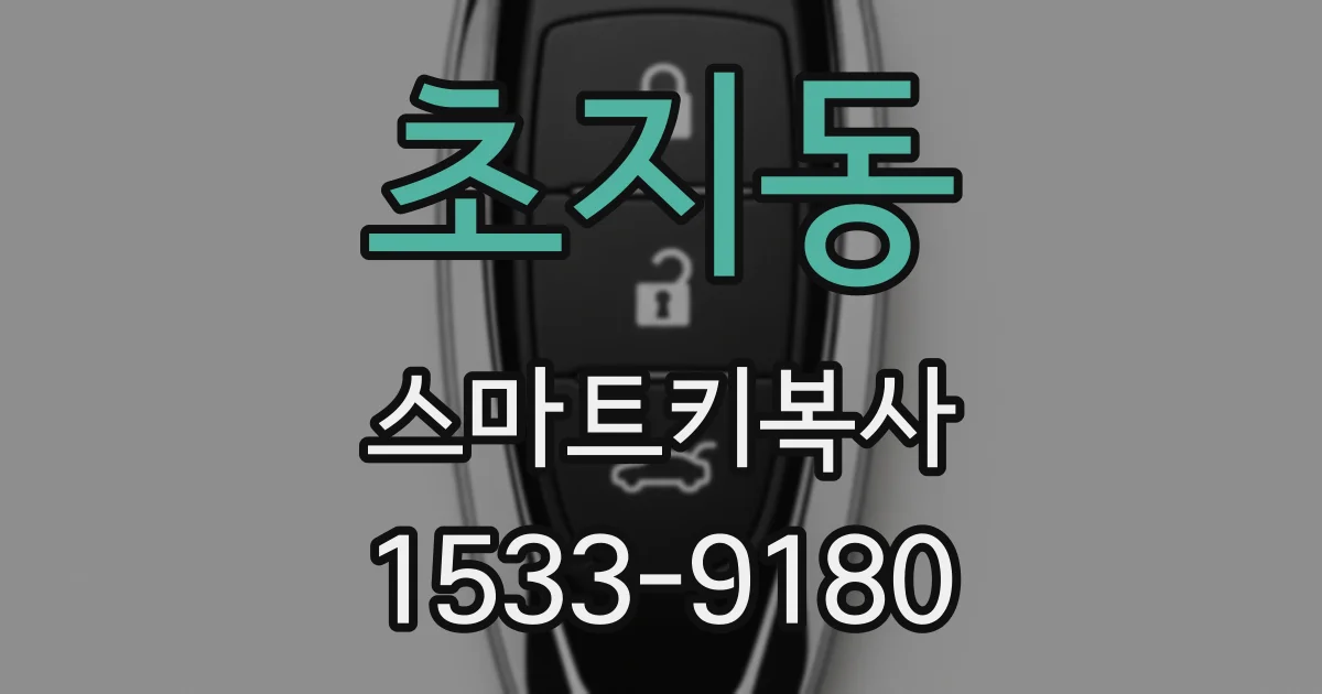 초지동 스마트키복사