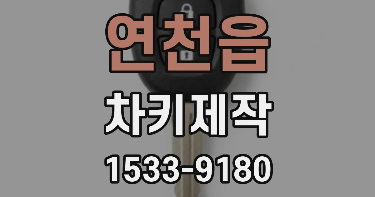 연천읍 차키제작