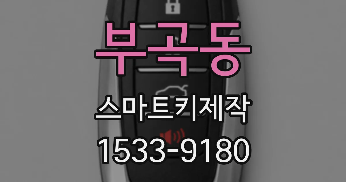 부곡동 스마트키제작