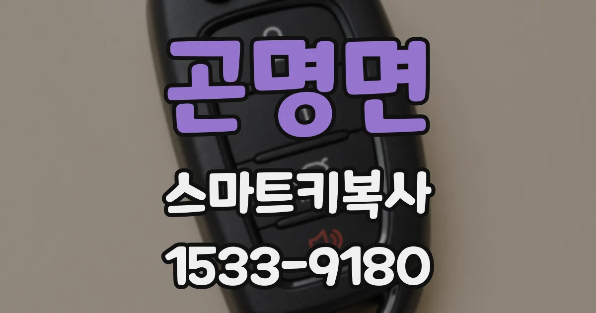 곤명면 스마트키복사