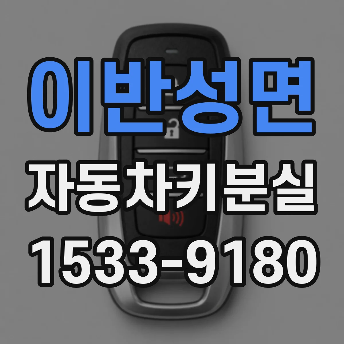 이반성면 자동차키분실