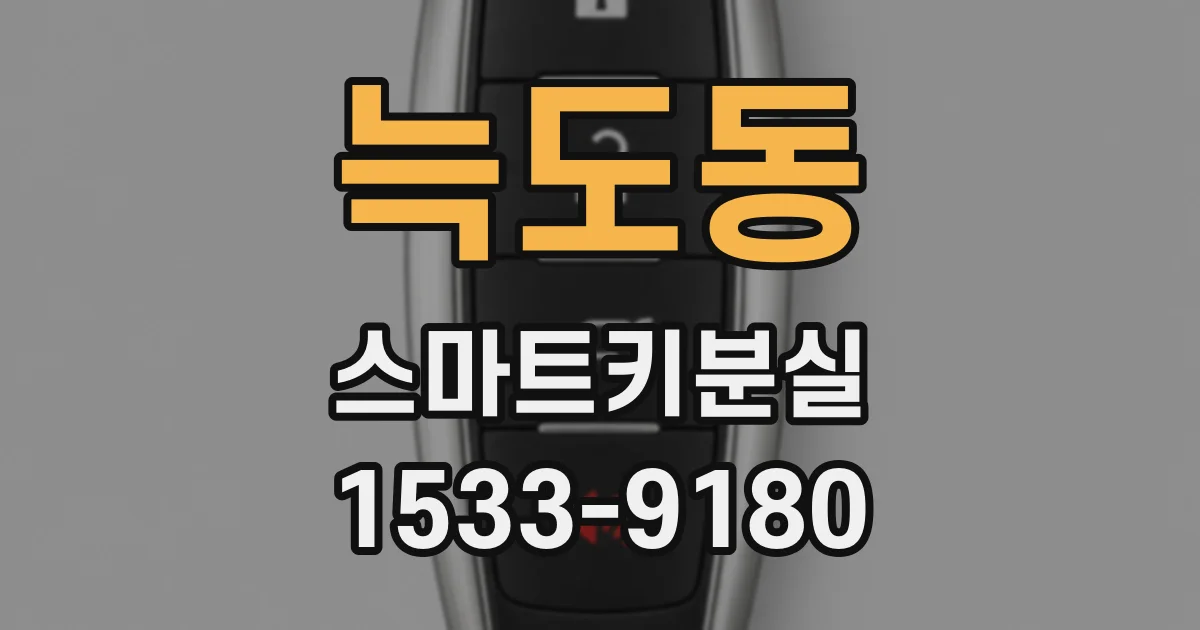 늑도동 스마트키분실