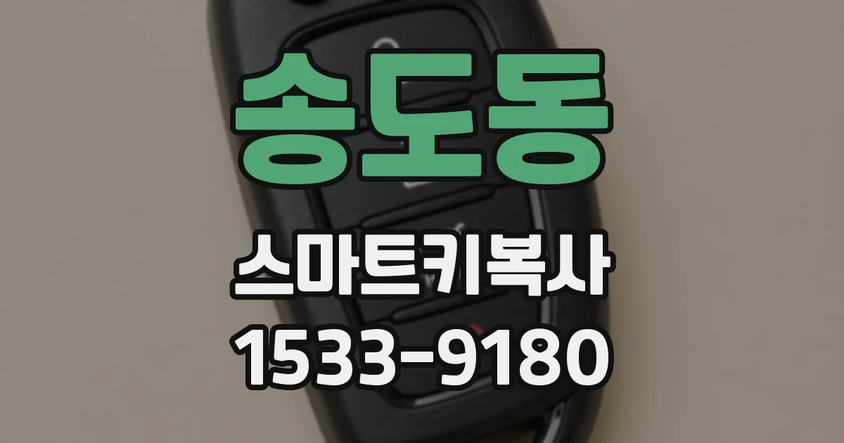 송도동 스마트키복사